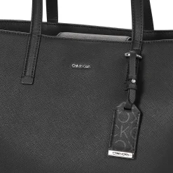 Cabas / Sacs Shopping^Calvin Klein Jeans - CK MUST MEDIUM SHOPPER_MONO Noir