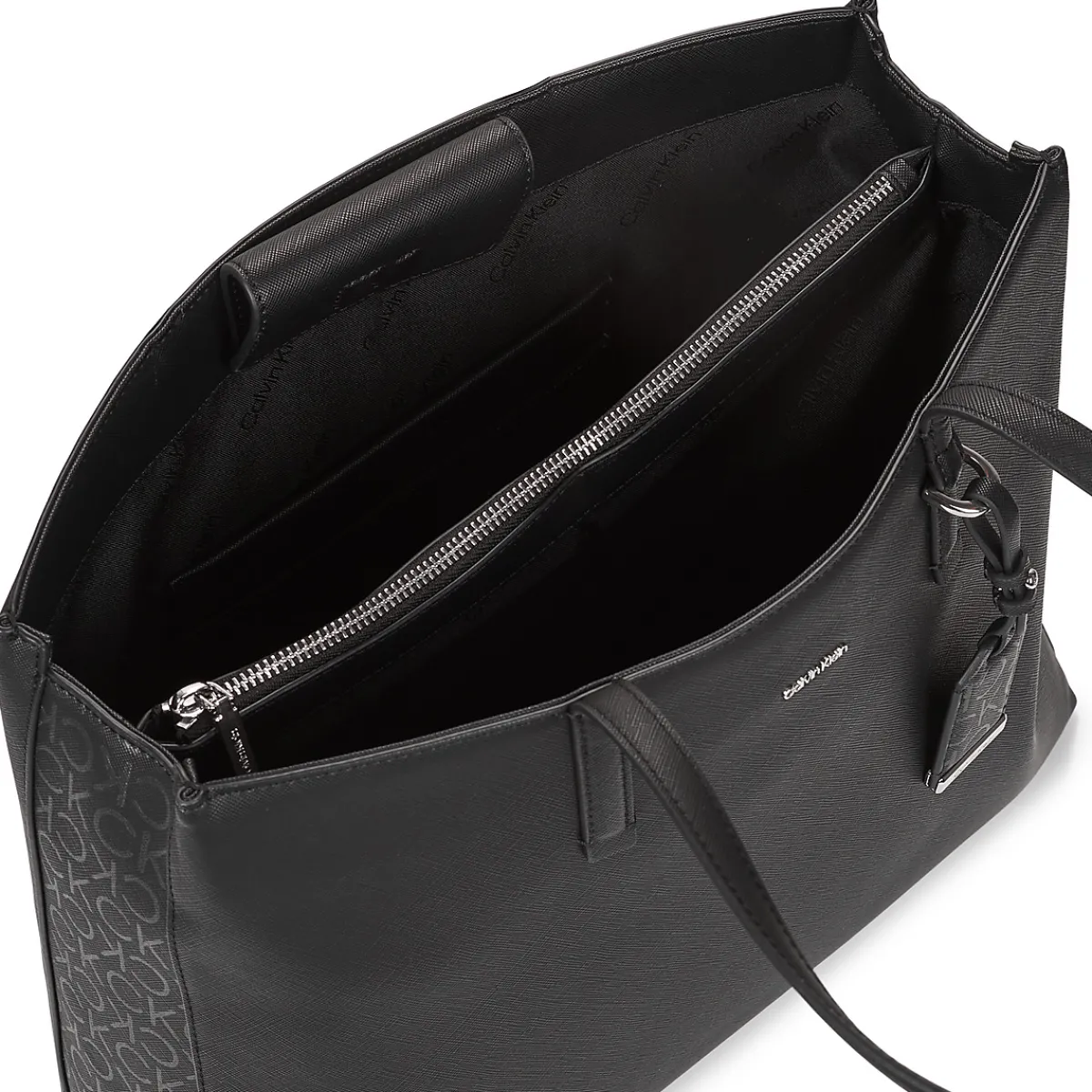 Cabas / Sacs Shopping^Calvin Klein Jeans - CK MUST MEDIUM SHOPPER_MONO Noir