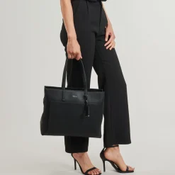 Sacs À Main^Calvin Klein Jeans - CK MUST MEDIUMSHOPPER_MONO Noir