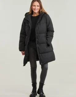 Manteaux^Calvin Klein Jeans - LOGO BELT LONG PUFFER Noir