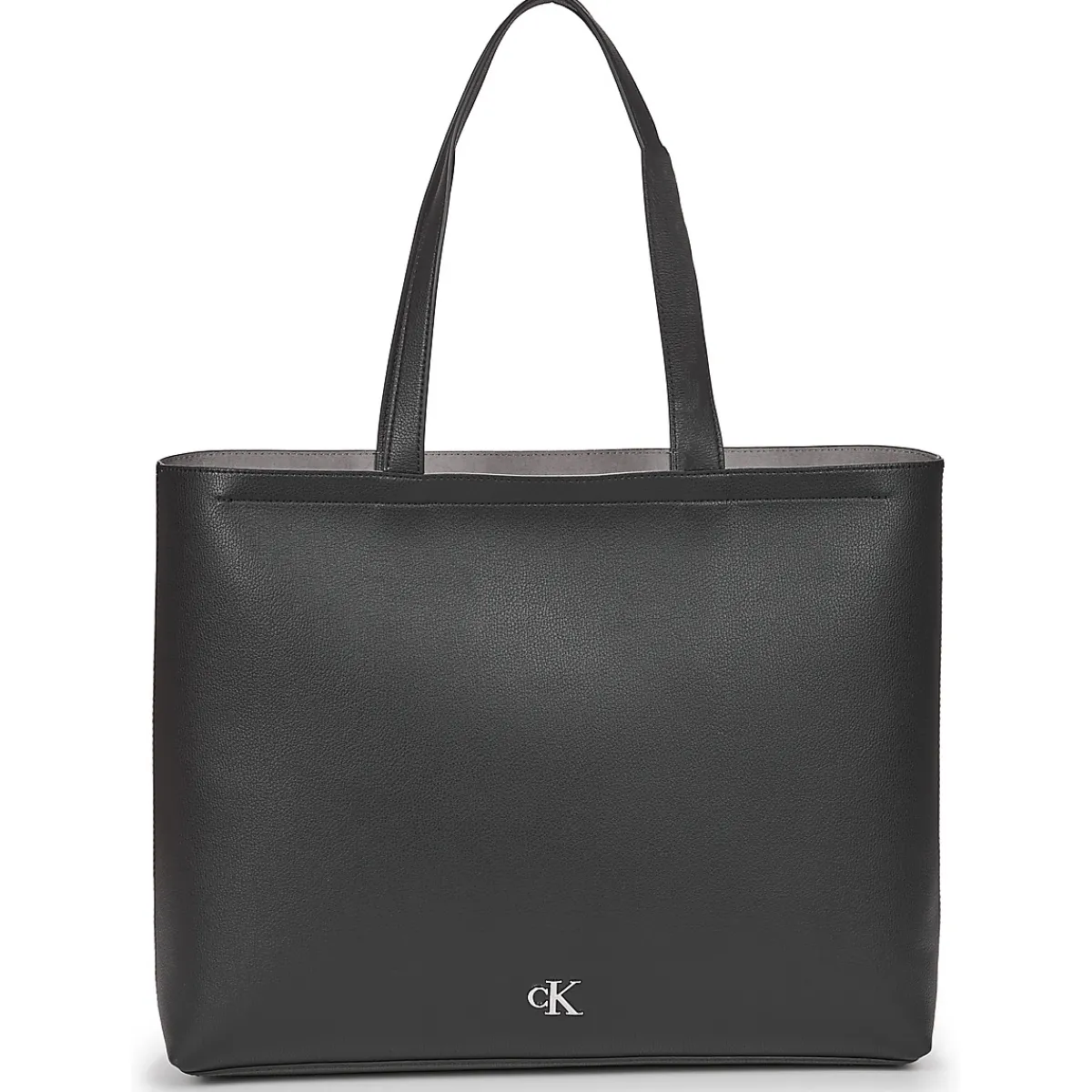 Cabas / Sacs Shopping^Calvin Klein Jeans - MINIMAL MONOGRAM SLIM TOTE34 Noir