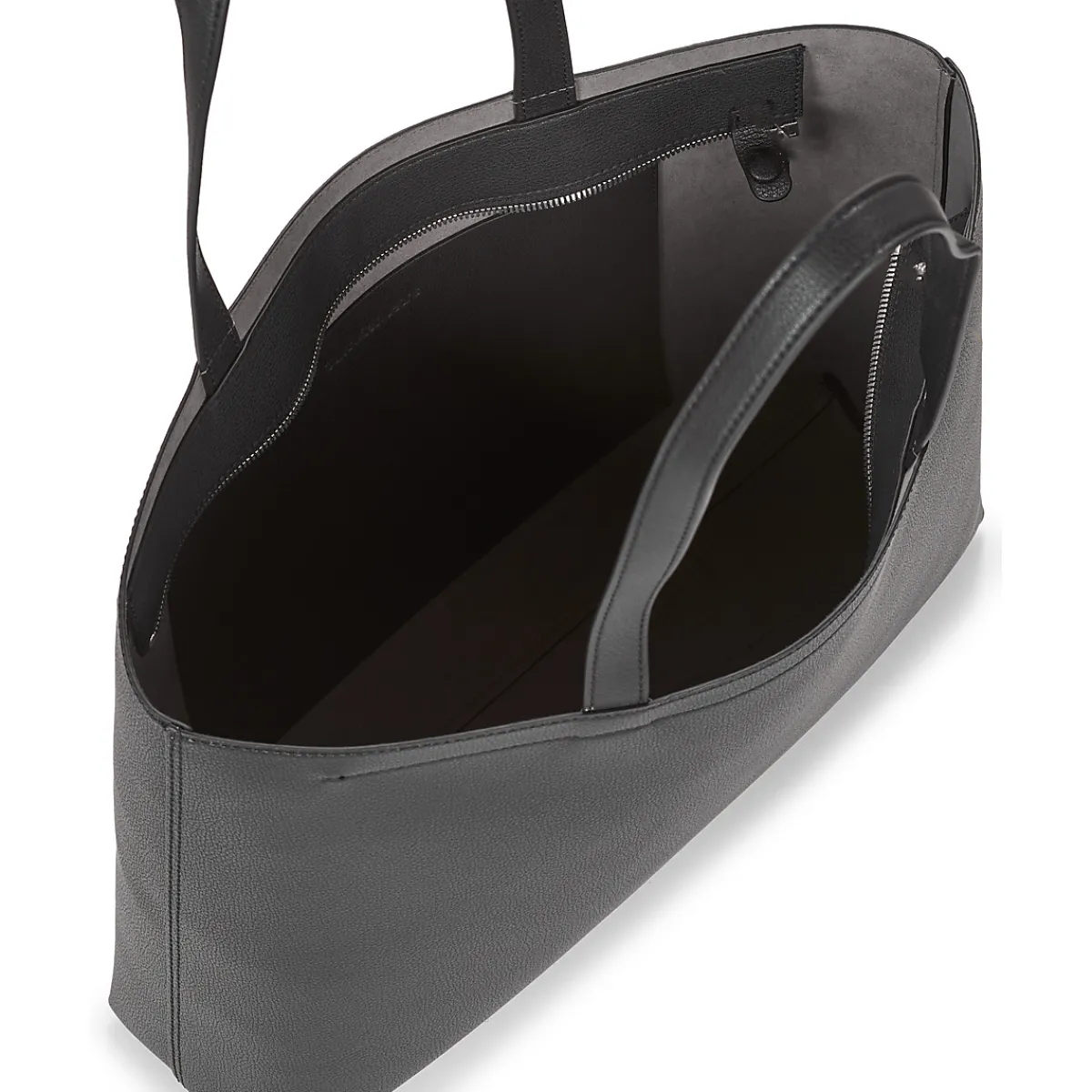 Cabas / Sacs Shopping^Calvin Klein Jeans - MINIMAL MONOGRAM SLIM TOTE34 Noir