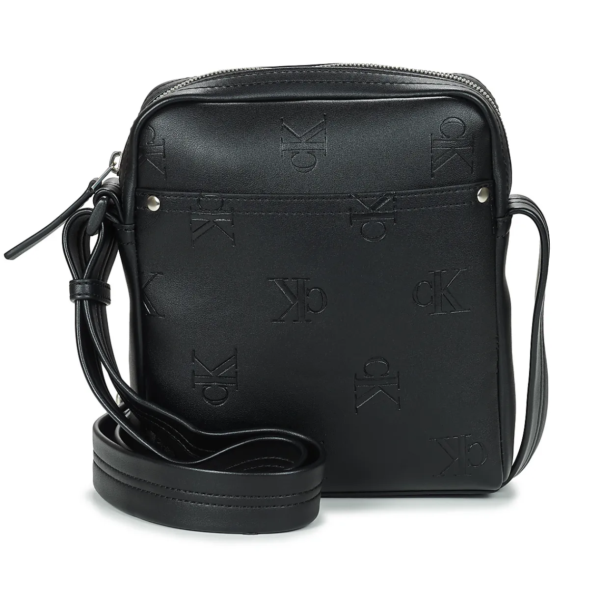 Pochettes / Sacoches^Calvin Klein Jeans - MONOGRAM SOFT REPORTER 18 AOP Noir