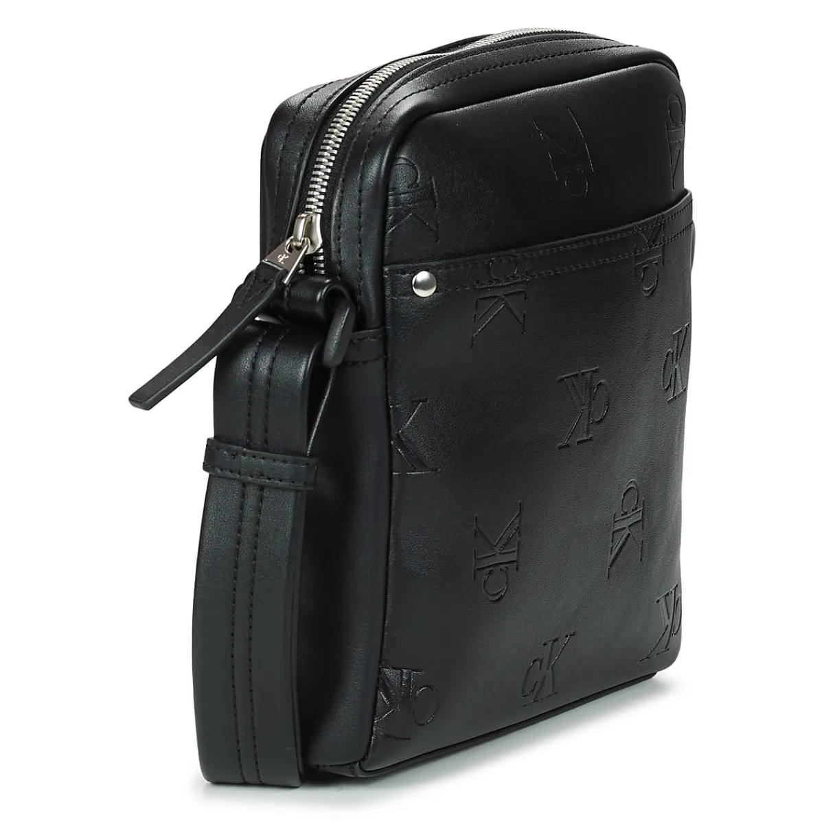 Pochettes / Sacoches^Calvin Klein Jeans - MONOGRAM SOFT REPORTER 18 AOP Noir