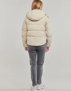 Manteaux^Calvin Klein Jeans - MONOLOGO NON DOWN SHORT PUFFER Beige