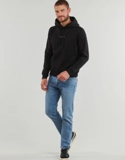 Sweats & Polaires^Calvin Klein Jeans - MONOLOGO HOODIE Noir