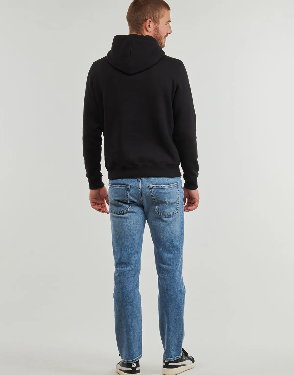 Sweats & Polaires^Calvin Klein Jeans - MONOLOGO HOODIE Noir