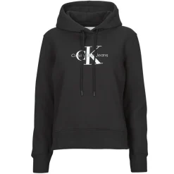 Sweats & Polaires^Calvin Klein Jeans - MONOLOGO REGULAR HOODIE Noir