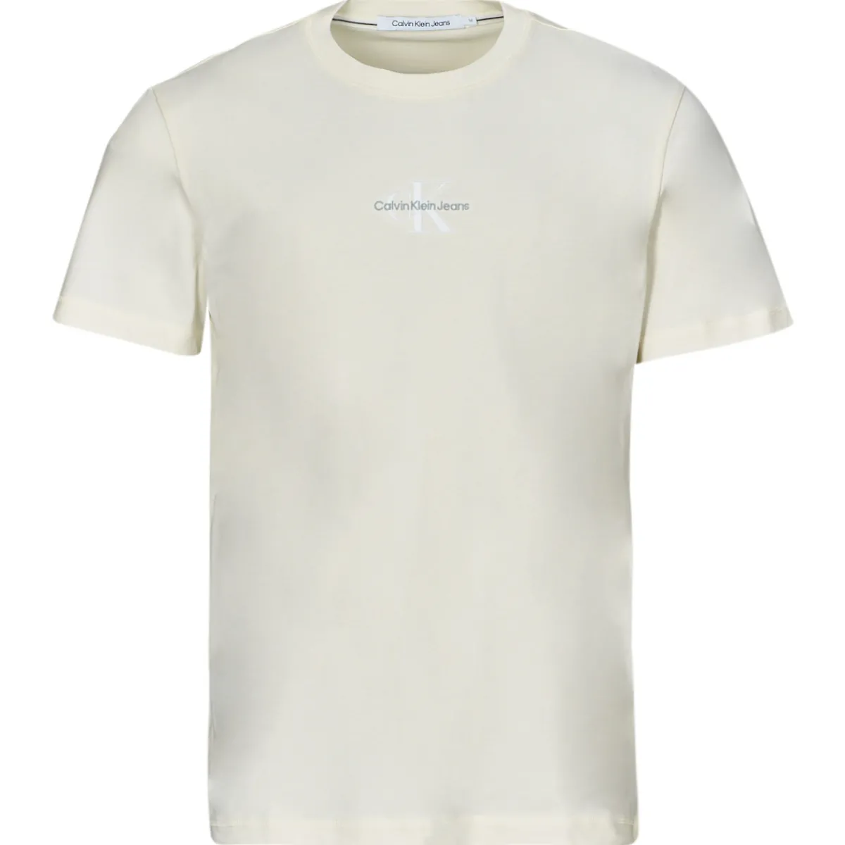 T-shirts & Polos^Calvin Klein Jeans - MONOLOGO TEE Blanc