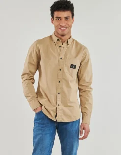 Chemises^Calvin Klein Jeans - REGULAR SHIRT Beige