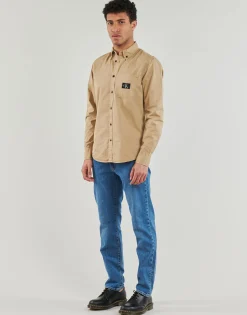 Chemises^Calvin Klein Jeans - REGULAR SHIRT Beige