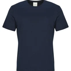 T-shirts & Polos^Calvin Klein Jeans - SS SUPIMA CHEST EMB CREWNECK TEE Marine