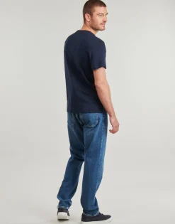 T-shirts & Polos^Calvin Klein Jeans - SS SUPIMA CHEST EMB CREWNECK TEE Marine