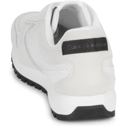 Baskets Mode^Calvin Klein Jeans - TOOTHY RUNNER IRREGULARLINES Blanc