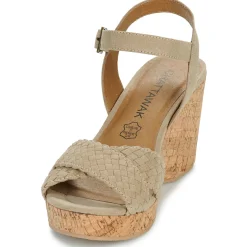 Sandales Et Nu-pieds^Chattawak - CORDO Taupe