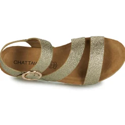 Sandales Et Nu-pieds^Chattawak - LILOU Doré