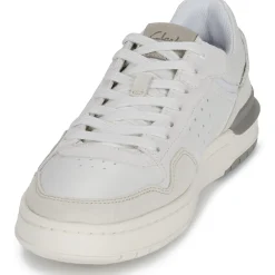 Baskets Mode^Clarks - COURTLITE 2 LO Blanc