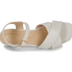 Sandales Et Nu-pieds^Clarks - SERINA35 CROSS Blanc