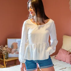 Tops / Blouses^Céleste - CHARLOTTE Ecru