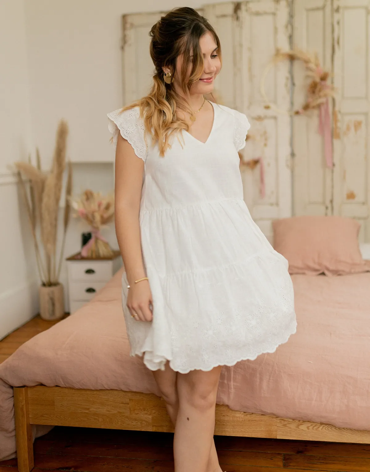 Robes^Céleste - DAHLIA Blanc