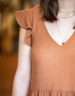 Robes^Céleste - DAHLIA Camel