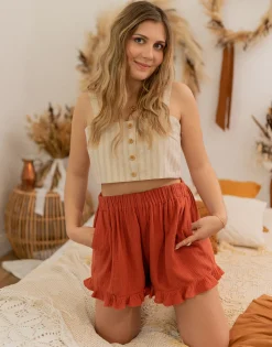 Shorts & Bermudas^Céleste - MAGNOLIA Terracotta