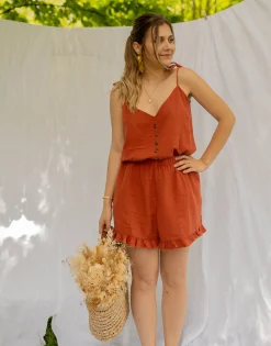 Combinaisons / Salopettes^Céleste - NEROLI Terracotta