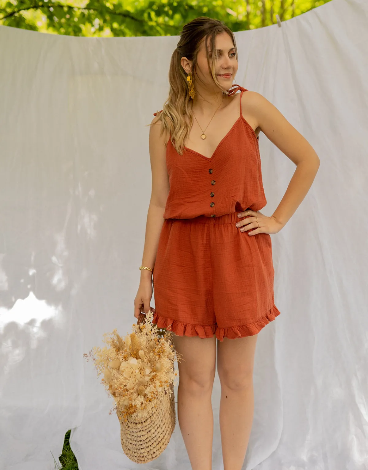 Combinaisons / Salopettes^Céleste - NEROLI Terracotta