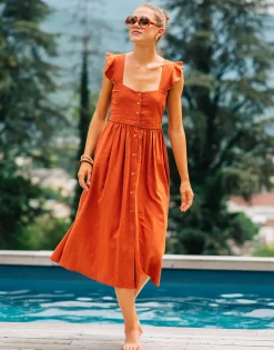 Robes^Céleste - ROMANE Terracotta
