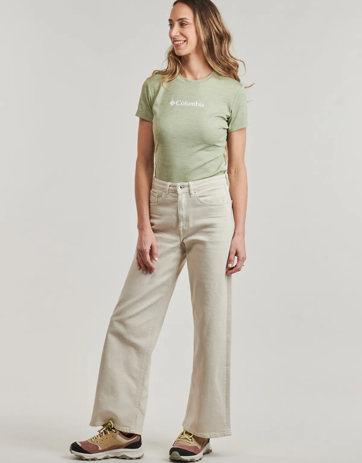 T-shirts & Polos^Columbia - MOVE SHORT SLEEVE TEE Vert