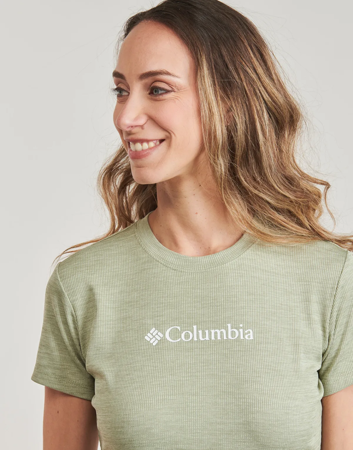 T-shirts & Polos^Columbia - MOVE SHORT SLEEVE TEE Vert
