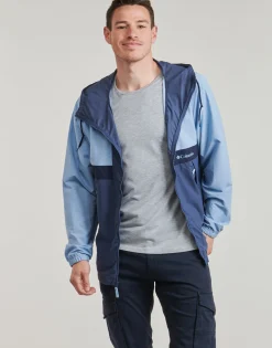 Vestes^Columbia - SPIRE VALLEY HOODED WINDBREAKER Bleu