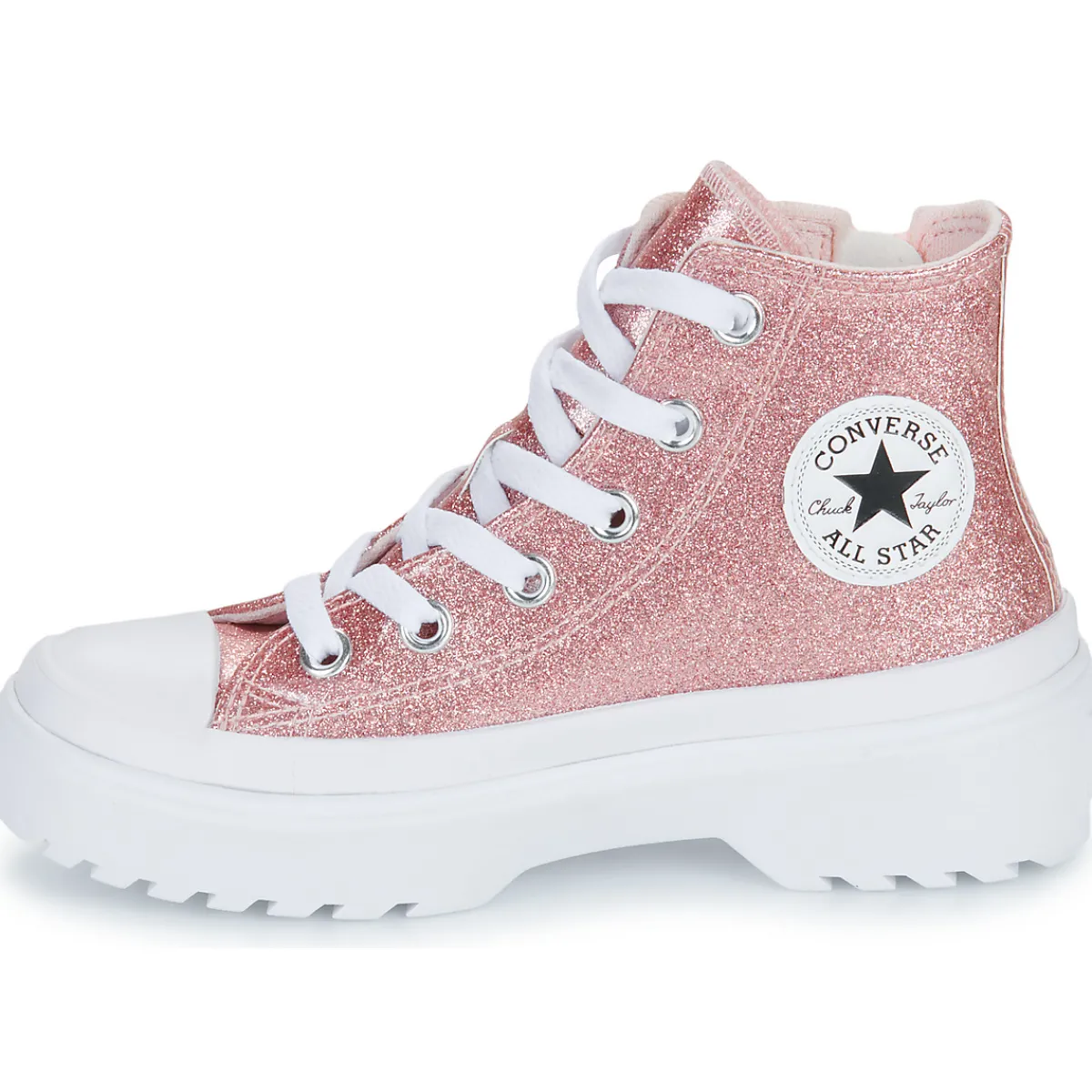 Baskets Mode^Converse - CHUCK TAYLOR ALL STAR LUGGED GLITTER Rose