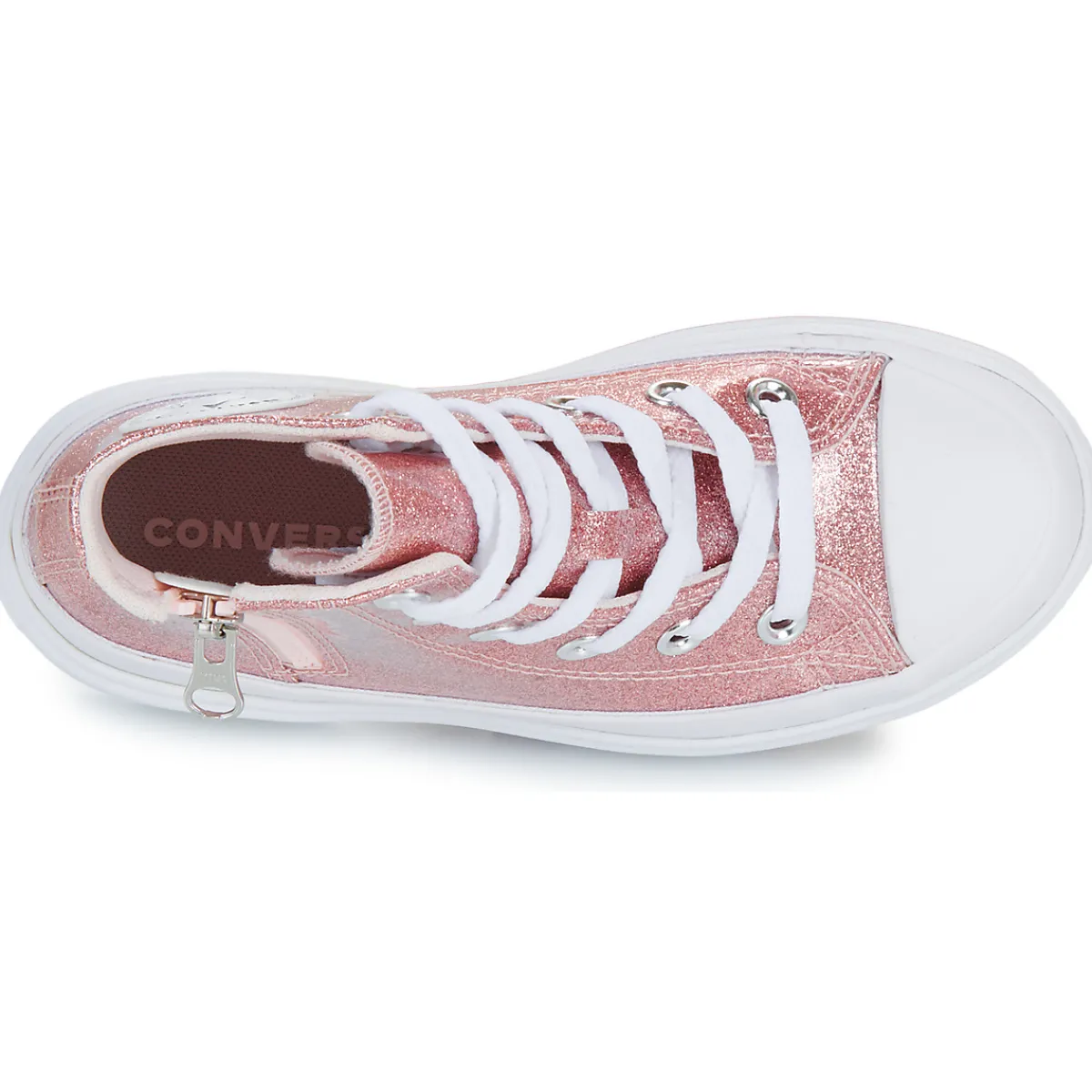 Baskets Mode^Converse - CHUCK TAYLOR ALL STAR LUGGED GLITTER Rose
