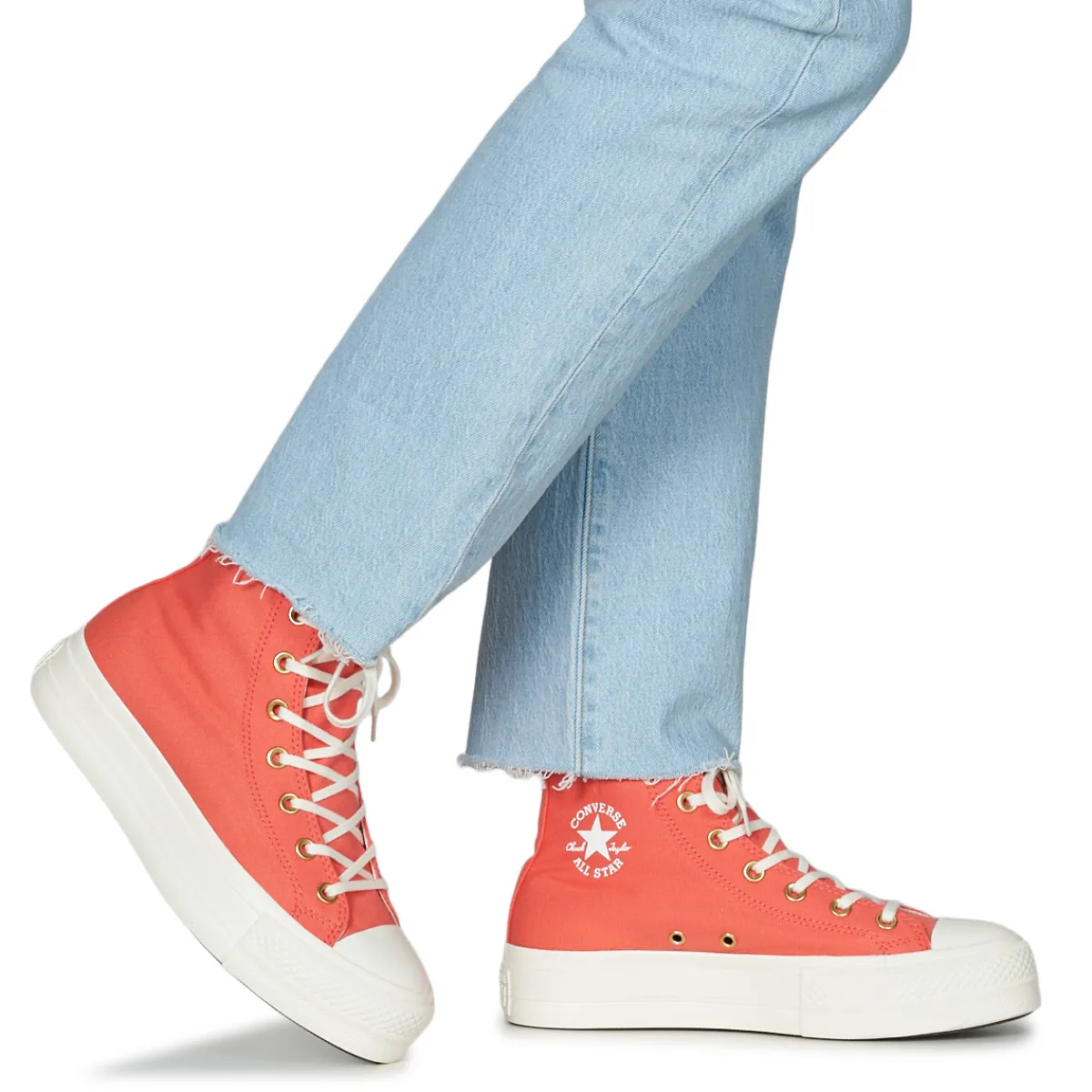 Baskets Mode^Converse - CHUCK TAYLOR ALL STAR LIFT Orange