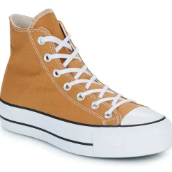 Baskets Mode^Converse - CHUCK TAYLOR ALL STAR LIFT PLATFORM Marron