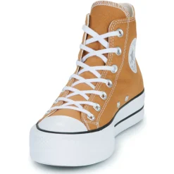 Baskets Mode^Converse - CHUCK TAYLOR ALL STAR LIFT PLATFORM Marron