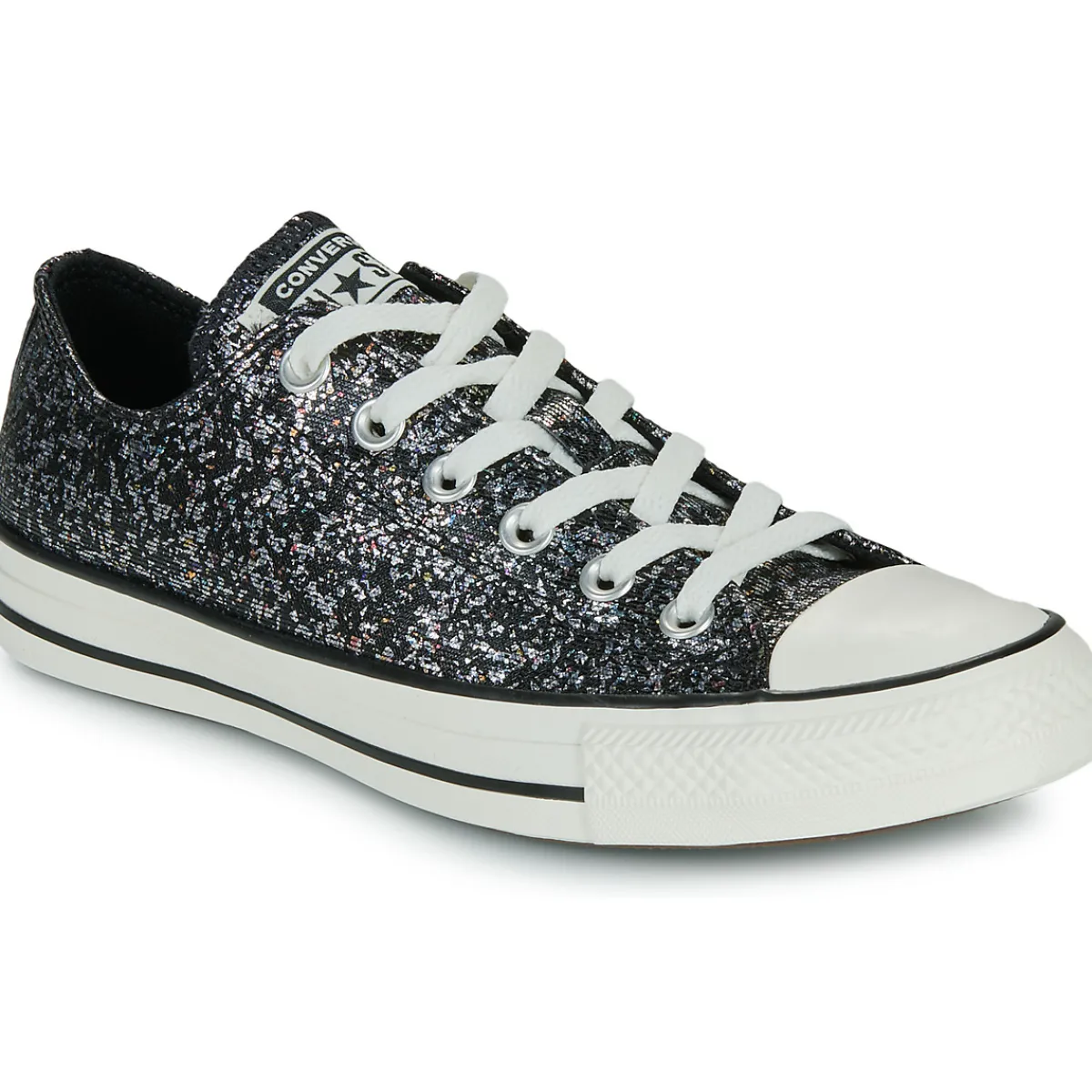 Baskets Mode^Converse - CHUCK TAYLOR ALL STAR GLITTER Noir