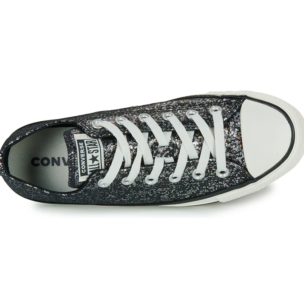 Baskets Mode^Converse - CHUCK TAYLOR ALL STAR GLITTER Noir