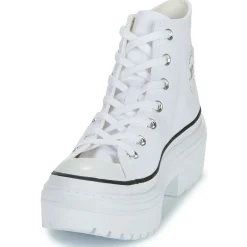 Baskets Mode^Converse - CHUCK TAYLOR ALL STAR LUGGED HEEL PLATFORM Blanc
