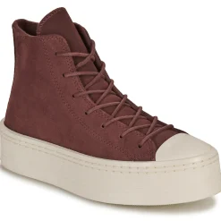 Baskets Mode^Converse - CHUCK TAYLOR ALL STAR MODERN LIFT WINTER Bordeaux