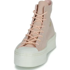 Baskets Mode^Converse - CHUCK TAYLOR ALL STAR MODERN LIFT PLATFORM MONO SUEDE Rose