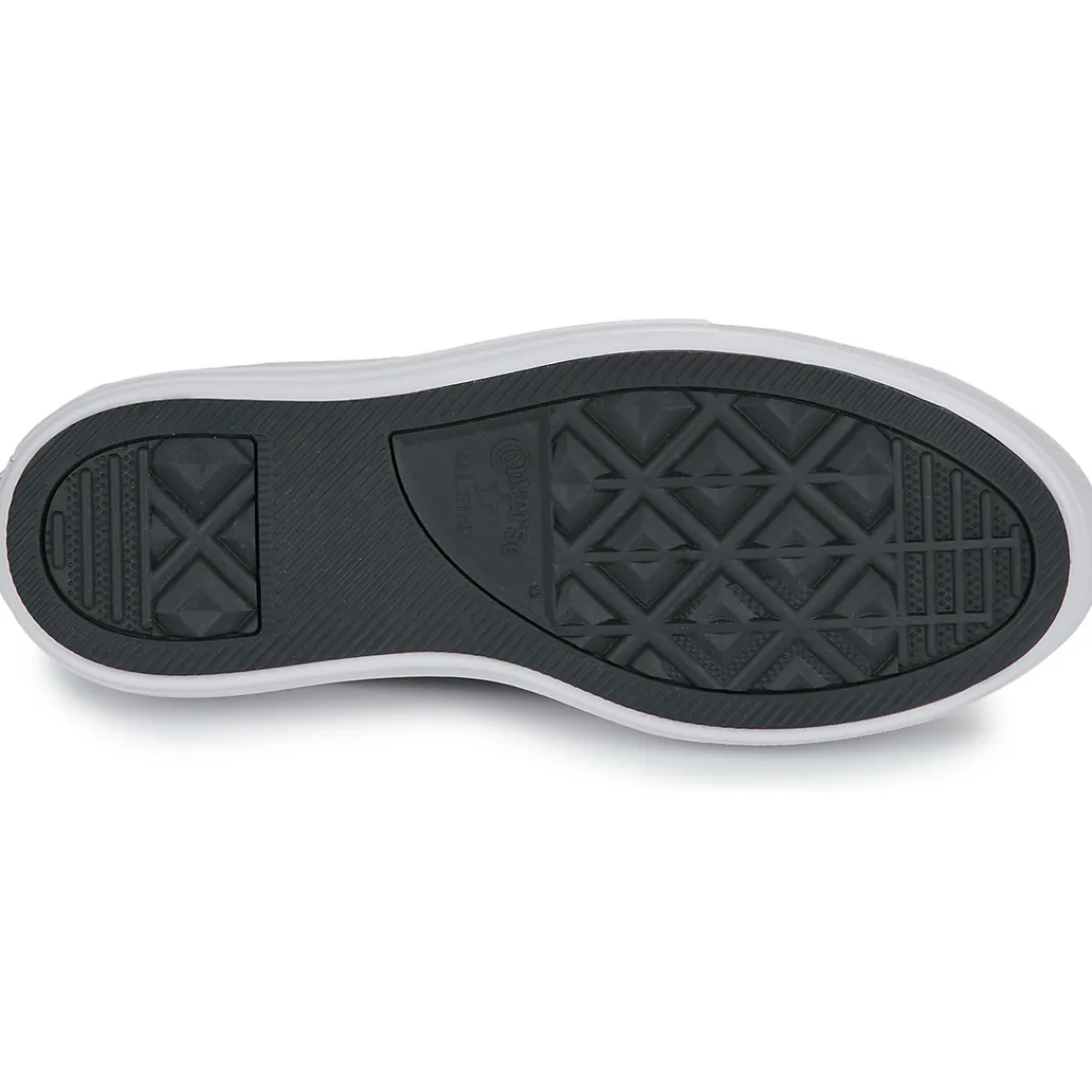 Baskets Mode^Converse - CHUCK TAYLOR ALL STAR MOVE PLATFORM LEATHER Noir