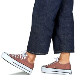 Baskets Mode^Converse - CHUCK TAYLOR ALL STAR LIFT PLATFORM Rose