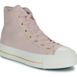 Baskets Mode^Converse - CHUCK TAYLOR ALL STAR LIFT PLATFORM TAILORED LINES Rose