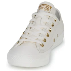 Baskets Mode^Converse - CHUCK TAYLOR ALL STAR GOLD Blanc