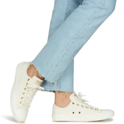 Baskets Mode^Converse - CHUCK TAYLOR ALL STAR GOLD Blanc