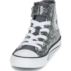 Baskets Mode^Converse - CHUCK TAYLOR ALL STAR GLITTER EASY-ON Noir