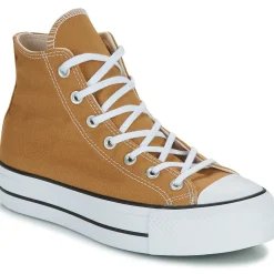 Baskets Mode^Converse - CHUCK TAYLOR ALL STAR LIFT Beige