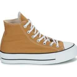 Baskets Mode^Converse - CHUCK TAYLOR ALL STAR LIFT Beige